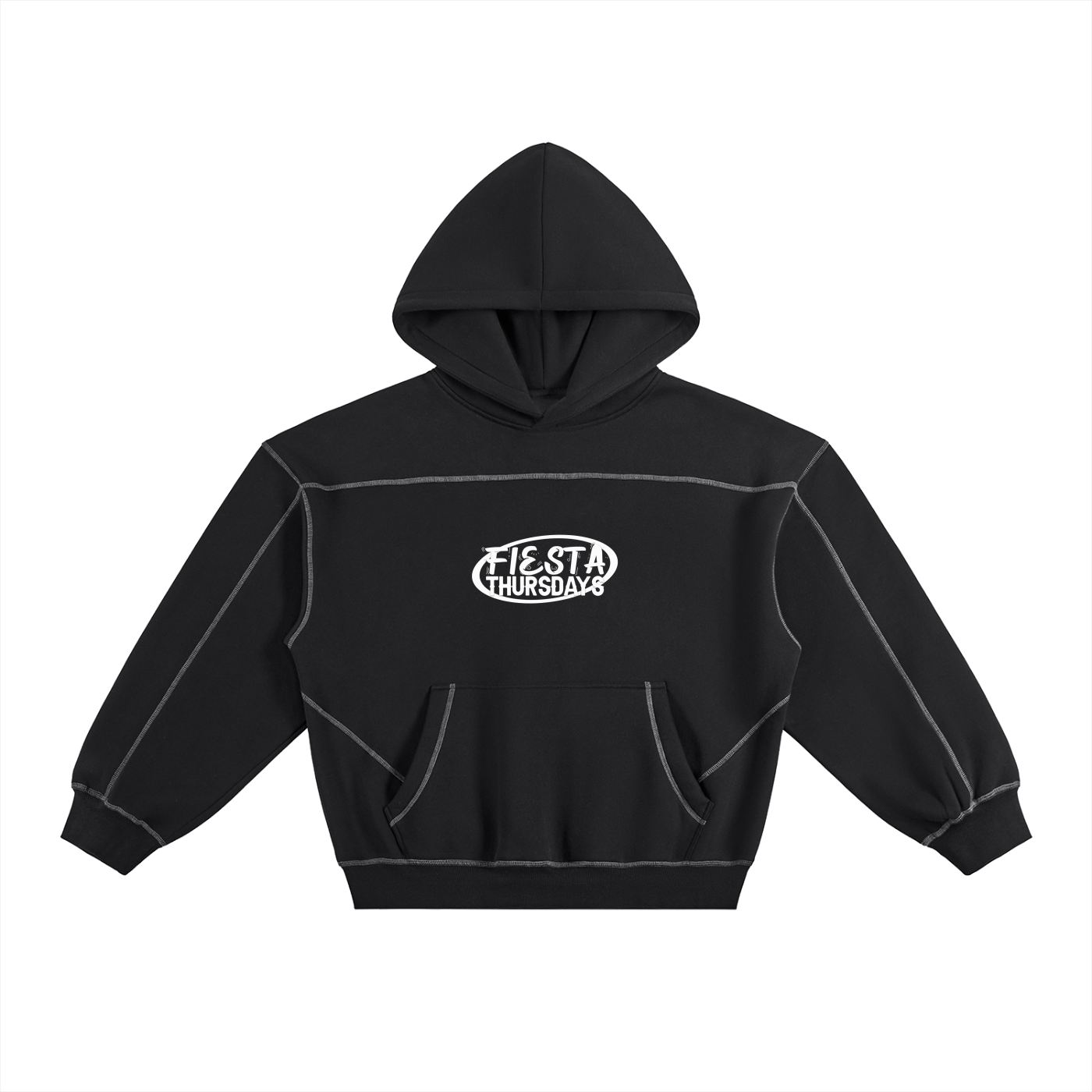 Fiesta Thursdays Boxy Fleece Hoodie