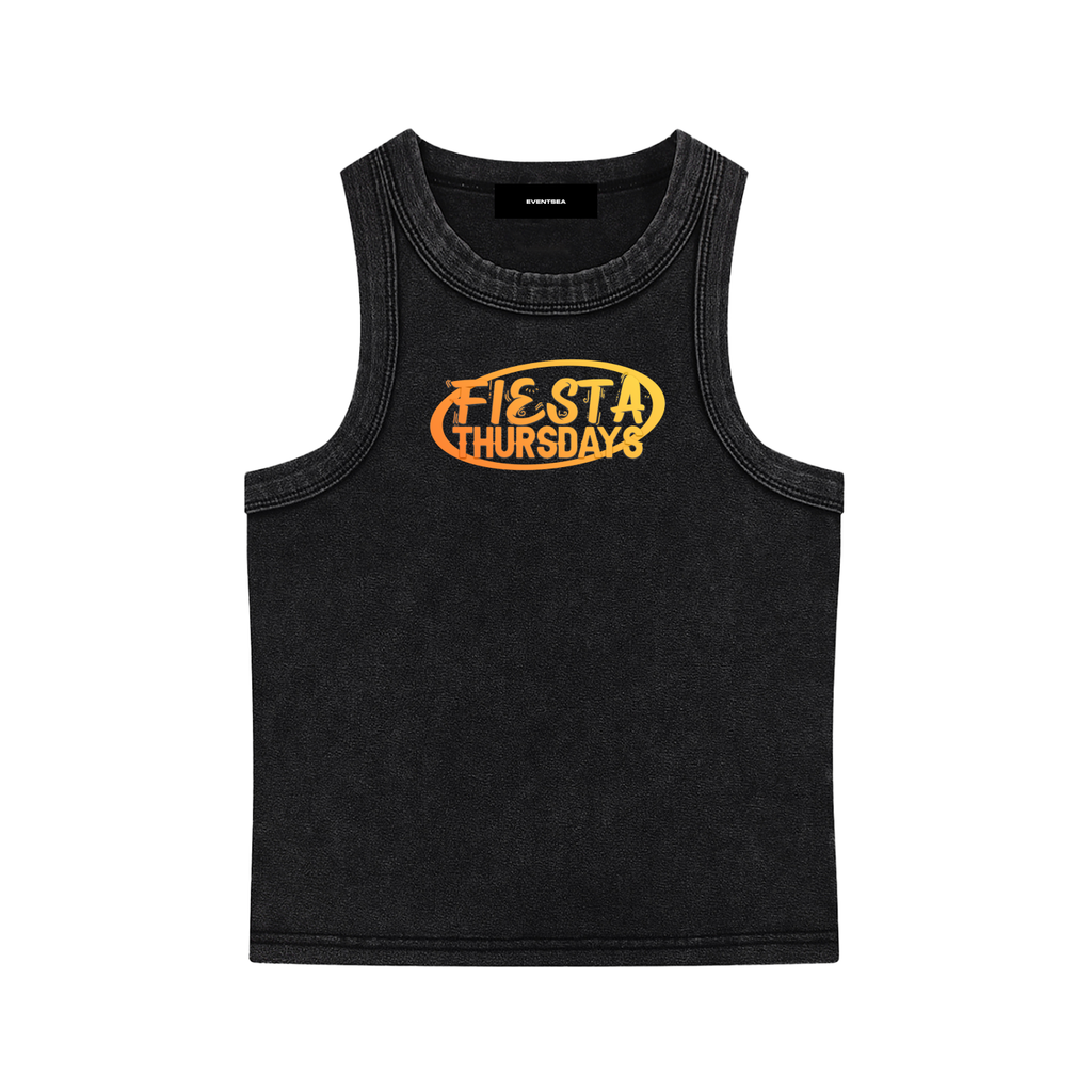 Camiseta sin mangas Fiesta lavada