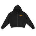 Fiesta Fleece Zip-Up Boxy Hoodie