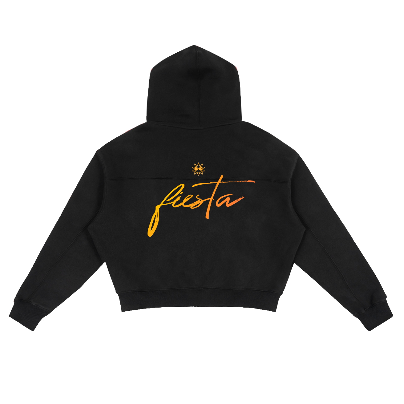 Fiesta Fleece Zip-Up Boxy Hoodie