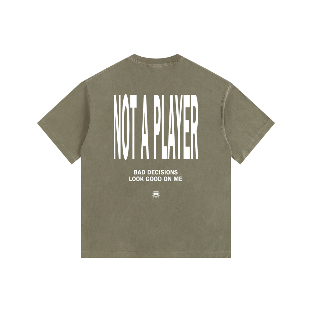Camiseta gráfica "No soy un jugador"
