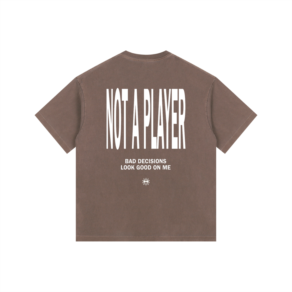 Camiseta gráfica "No soy un jugador"