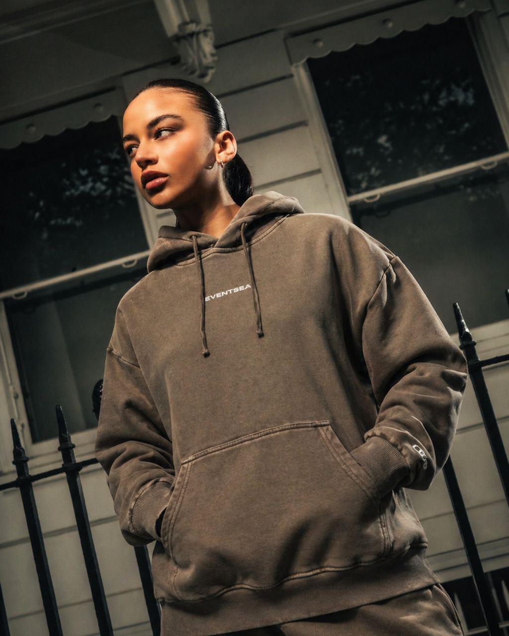 Eventsea Raw Edge Hoodie