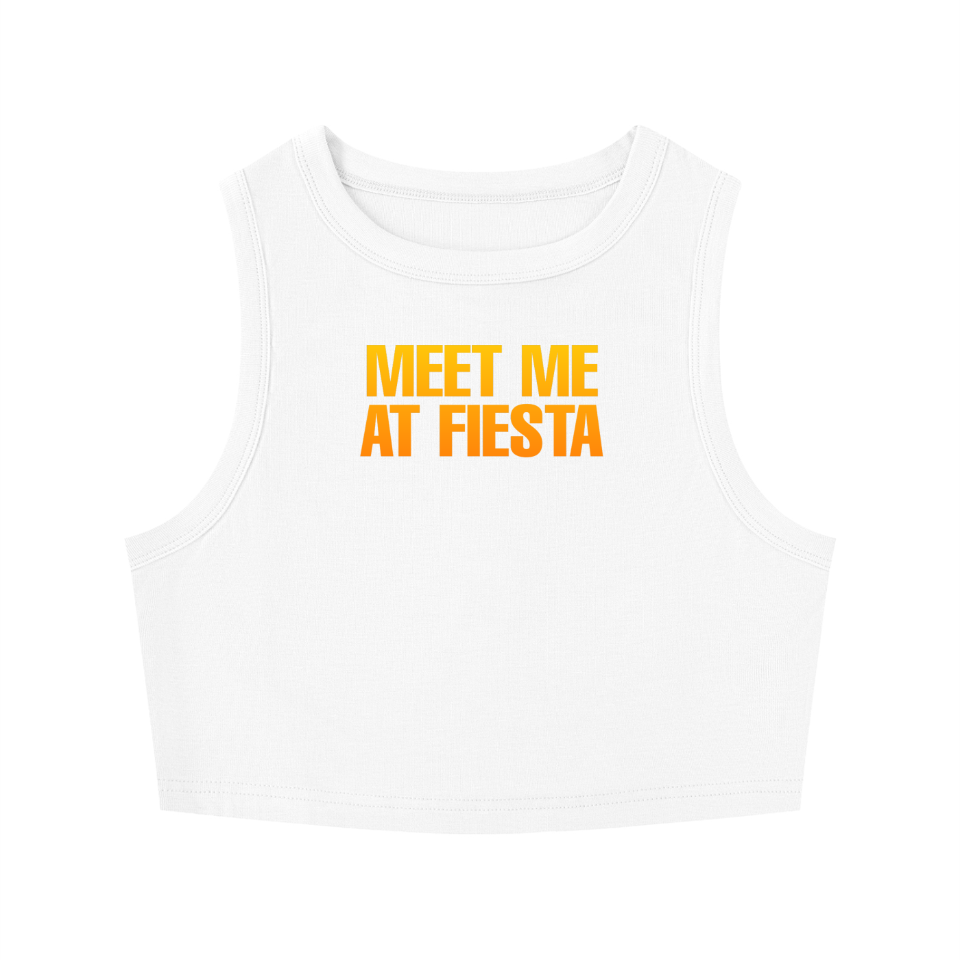 MMAF Crewneck Crop Tank Top