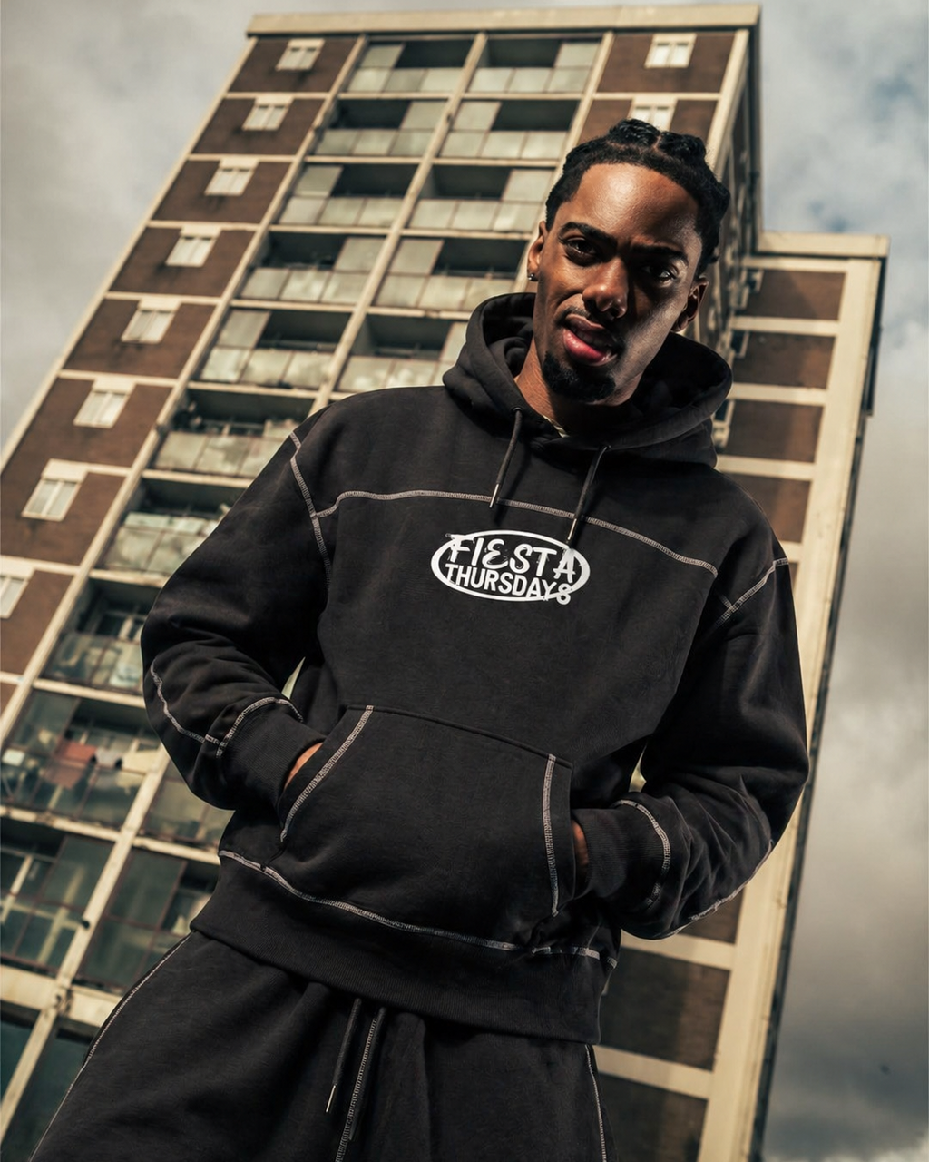 Fiesta Thursdays Boxy Fleece Hoodie