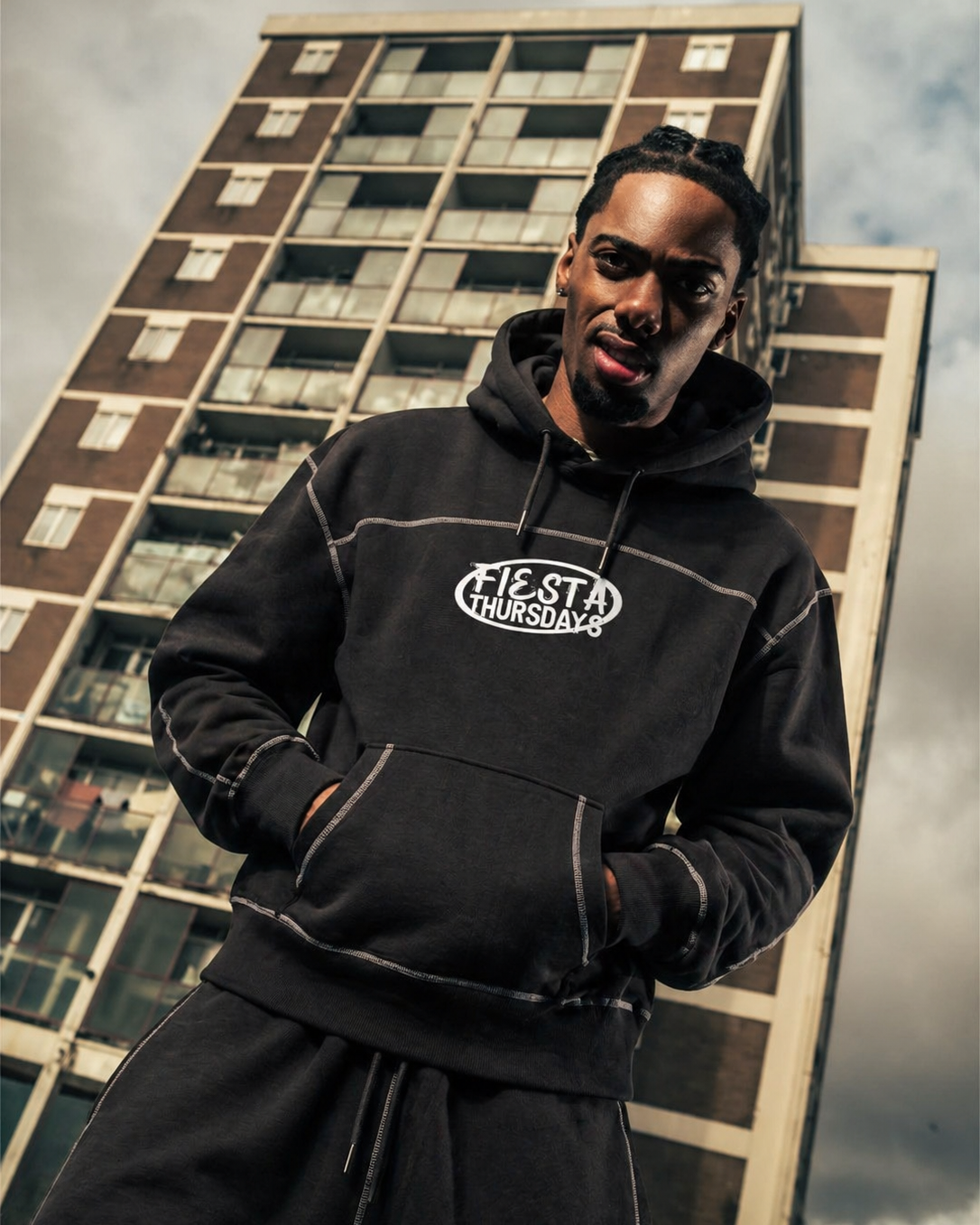 Fiesta Thursdays Boxy Fleece Hoodie